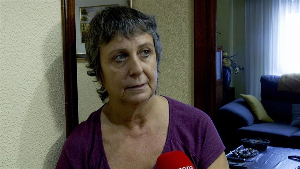 La mujer que encontró en su felpudo al bebé secuestrado del Hospital de Basurto.