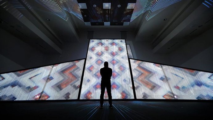 Un espectador en la pasada edición del Festival Internacional de Creatividad y Cultura Digital.