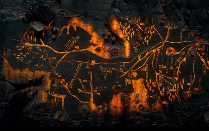 Mapa de Poniente en Juego de Tronos y la Casa del Dragón