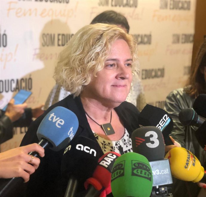 La directora general de Profesorado de la Generalitat, Dolors Collell