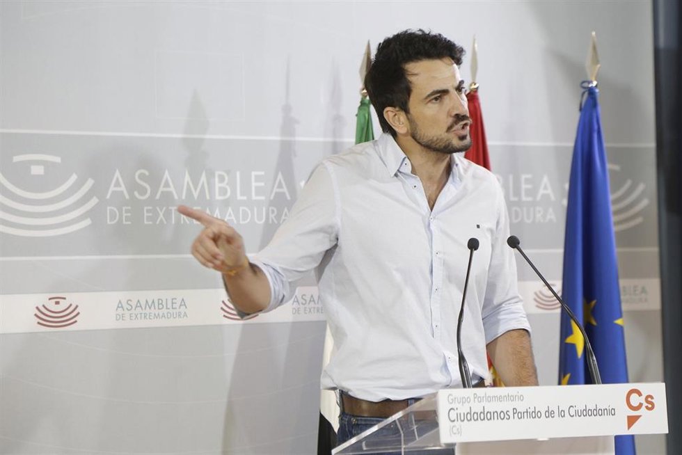 David Salazar, en la sala de prensa de la Asamblea, en una imagen de archivo.