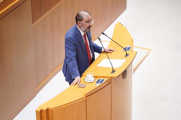 El presidente del Gobierno de Aragón, Javier Lambán.