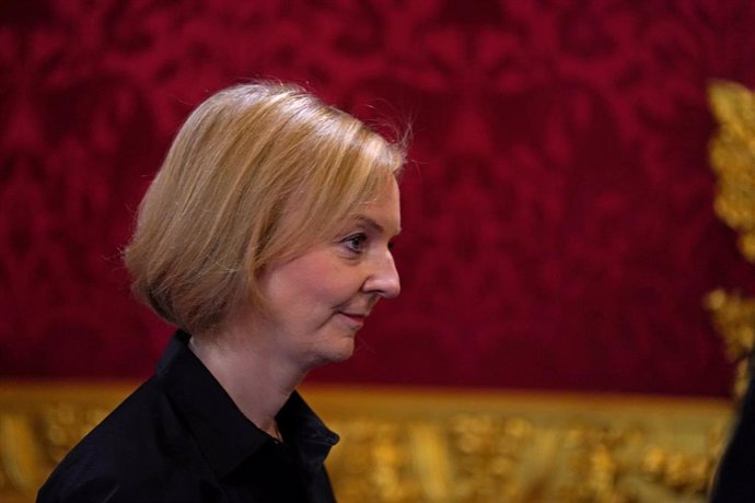 Archivo - Liz Truss, primera ministra de Reino Unido