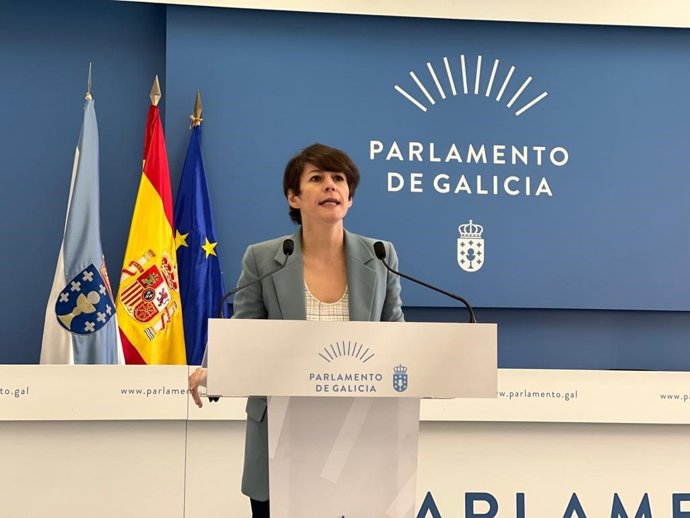 Rueda de prensa de la portavoz nacional del BNG, Ana Pontón, para valorar los presupuestos