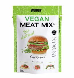 La carne vegana está elaborada con protreina en polvo.