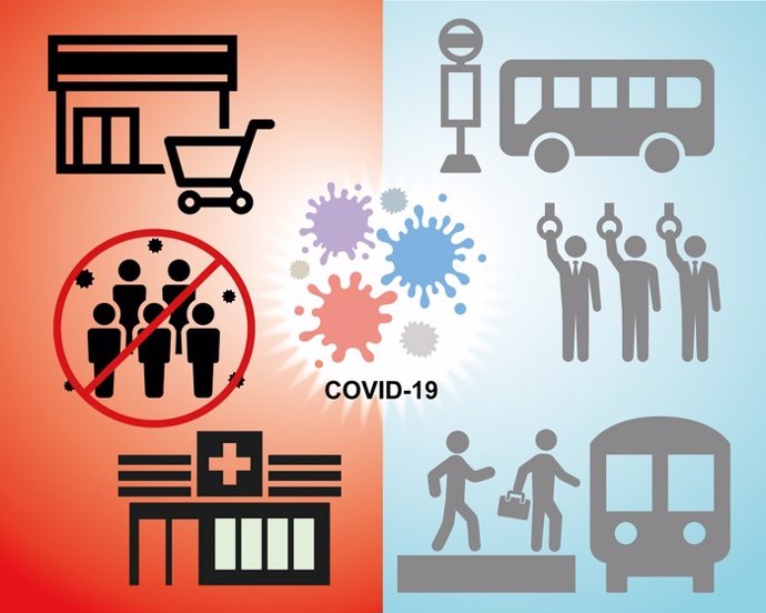 Un estudio apunta que reducir la movilidad en zonas específicas puede controlar los casos de COVID-19