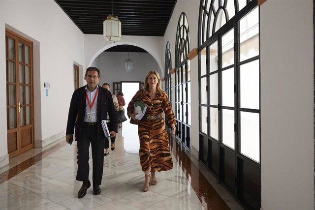 La consejera de Economía y Hacienda de la Junta de Andalucía, Carolina España.