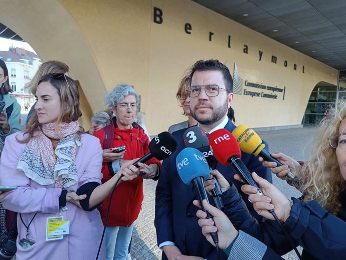 El president de la Generalitat, Pere Aragons
