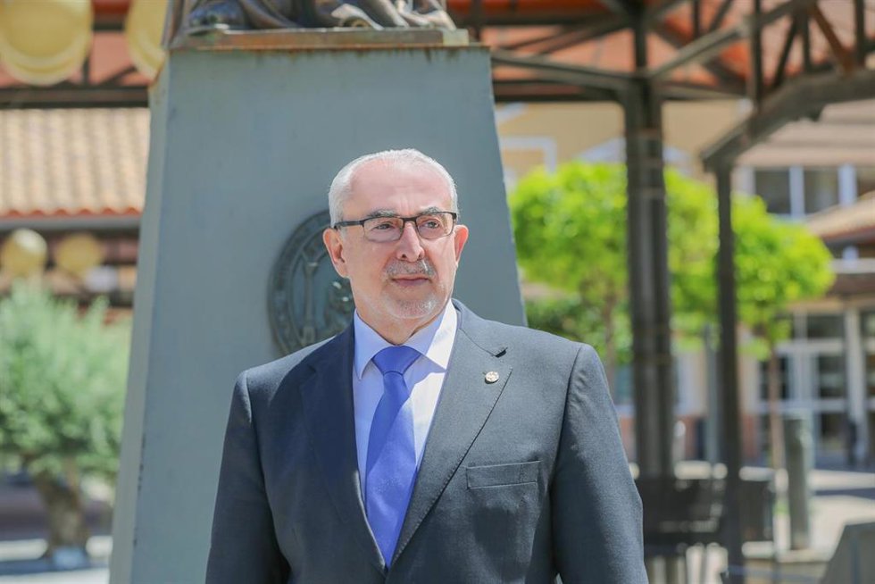 Archivo - El presidente de la Universidad Católica San Antonio de Murcia (UCAM), José Luis Mendoza