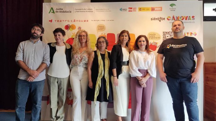 Presentación de las jornadas de inclusión en artes escénicas para niños y jóvenes que tendrán lugar en el centro cultural de La Malagueta y el Teatro Cánovas de Málaga