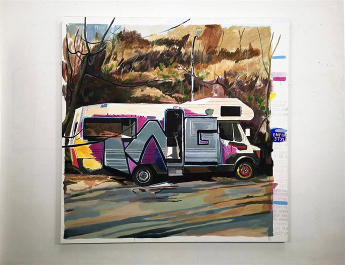 Archivo - Obra del mallorquín Tomás Pizá, premio de Artes Plásticas del Gobierno de Cantabria 2022