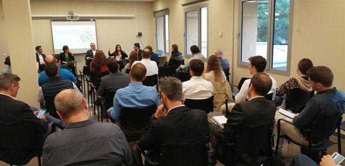 El Parque Científico y Tecnológico Agroalimentario de Lleida durante una jornada de la Semana de la Internacionalización de ACCIÓ