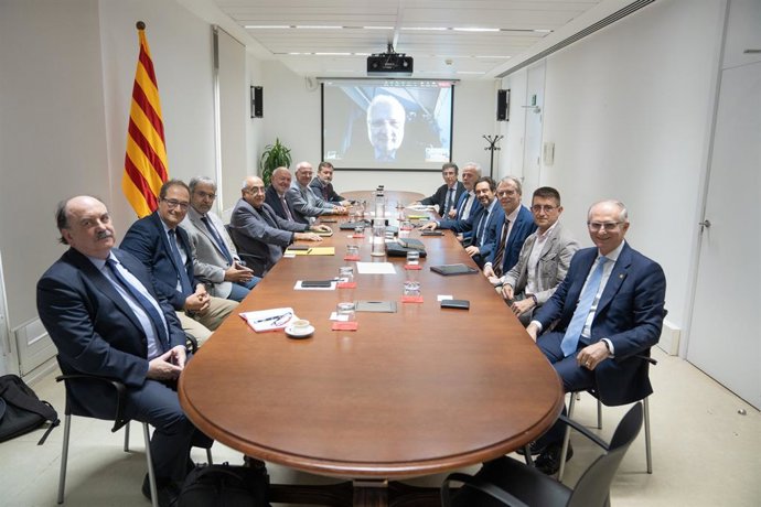El conseller d'Universitats Joaquim Nadal es reuneix amb els 12 rectors de les universitats catalanes