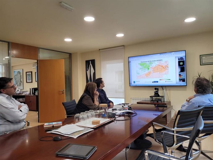 Imaxe da reunión deste xoves.