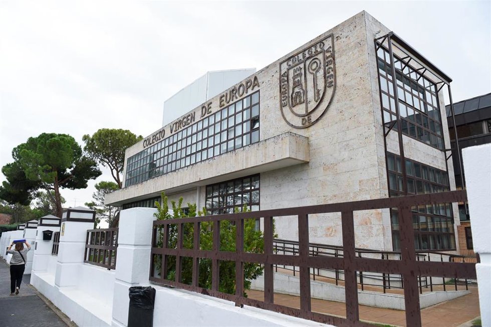 El colegio privado Virgen de Europa, a 17 de octubre de 2022, en Boadilla del Monte, Madrid (España). 