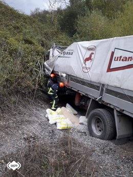 Imagen del accidente.