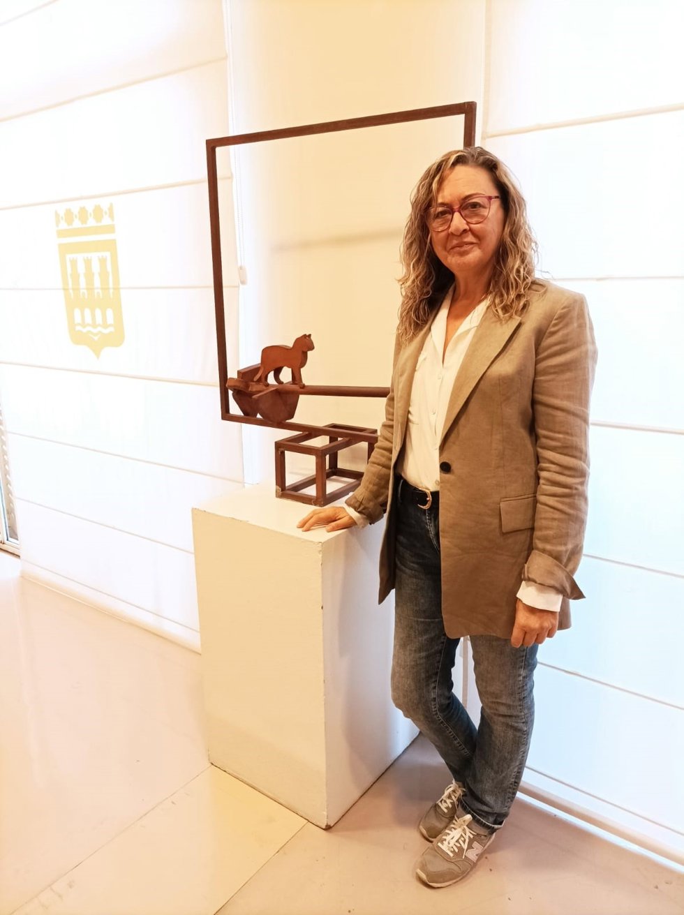 La concejala de Bienestar Animal, Amaia Castro, tras la comparecencia de prensa
