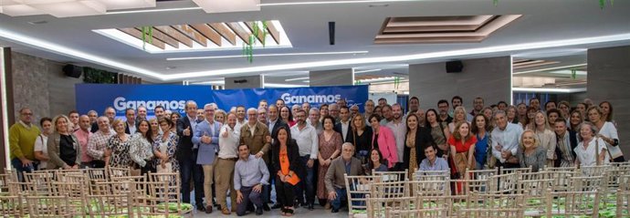 Asistentes al congreso del PP de Andújar.