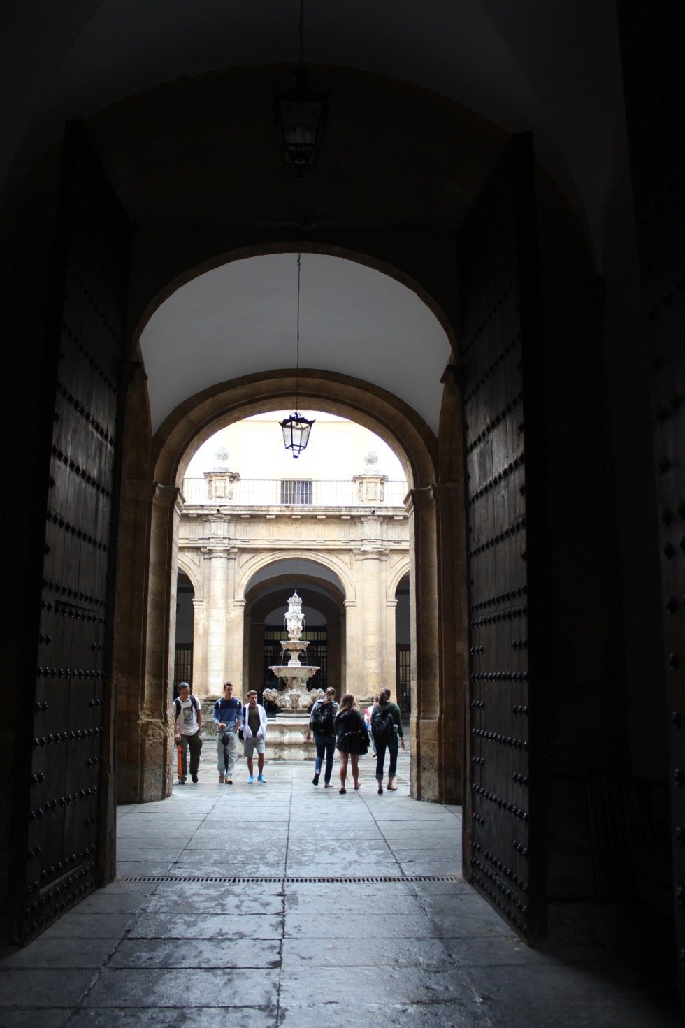 Interior de la Fábrica de Tabacos de la Universidad de Sevilla.