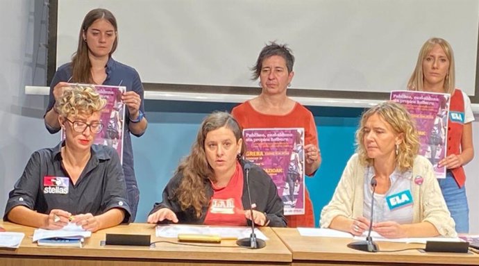 Representantes de Steilas, LAB y ELA en Educación Pública