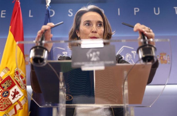 La portavoz del PP en el Congreso, Cuca Gamarra, interviene en una enmienda a la totalidad a los Presupuestos en el Congreso
