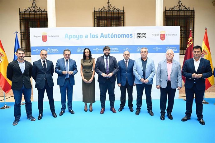 Presentación de la primera Estrategia de Trabajo Autónomo 2022-2025 de la Región de Murcia, dotada con 140 millones de euros
