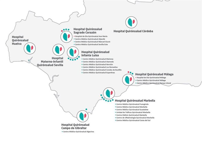 Hospitales Quirónsalud en Andalucía