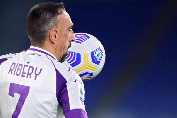 Archivo - Franck Ribery of Fiorentina in action during the Italian championship Serie A football match between AS Roma and ACF Fiorentina on November 1, 2020 at Stadio Olimpico in Rome, Italy - Photo Federico Proietti / DPPI