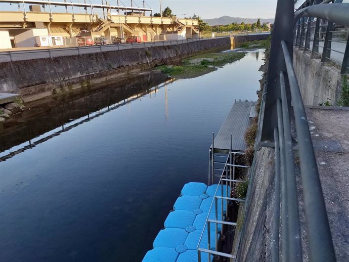 Archivo - Río Piles, a su paso por el embarcadero del anillo navegable