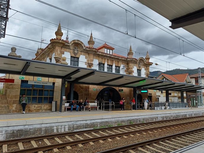 Estación de Renfe en Llodio (Álava)