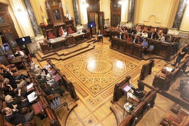 Pleno del Ayuntamiento de A Coruña