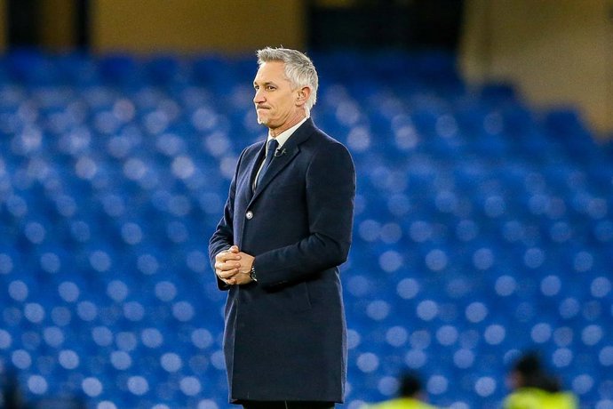 Archivo - Sports Commentator Gary Lineker before the English Cup, FA Cup 5th round football match between Chelsea and Manchester United on February 18, 2019 at Stamford Bridge in London, England - Photo Nigel Keene / ProSportsImages / DPPI