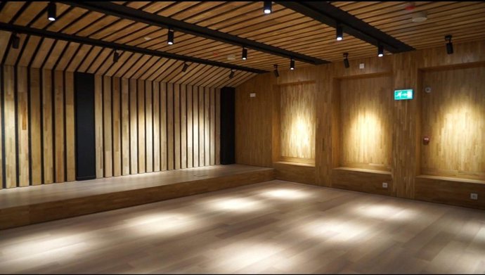 Izaskun Arrue Kulturguneko aretoetako bat.