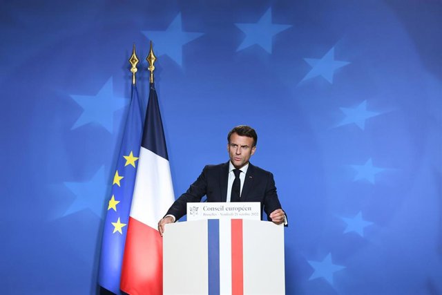 Macron anuncia que Francia se retira del Tratado de la Carta de la Energía El presidente francés, Emmanuel Macron