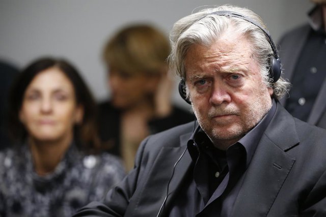 Archivo - L'exassessor ideològic de Trump, Steve Bannon 