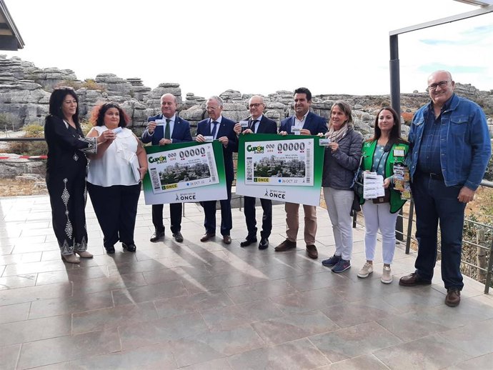 El cupón de la ONCE del miércoles presenta la riqueza ambiental y cultural del Torcal de Antequera