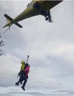 Rescatadas en helicóptero cuatro mujeres perdidas en la zona del castillo de la Vall d'Uixó