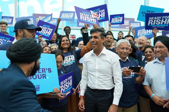 Archivo -  Rishi Sunak, aspirante al liderazgo del Partido Conservador británico 