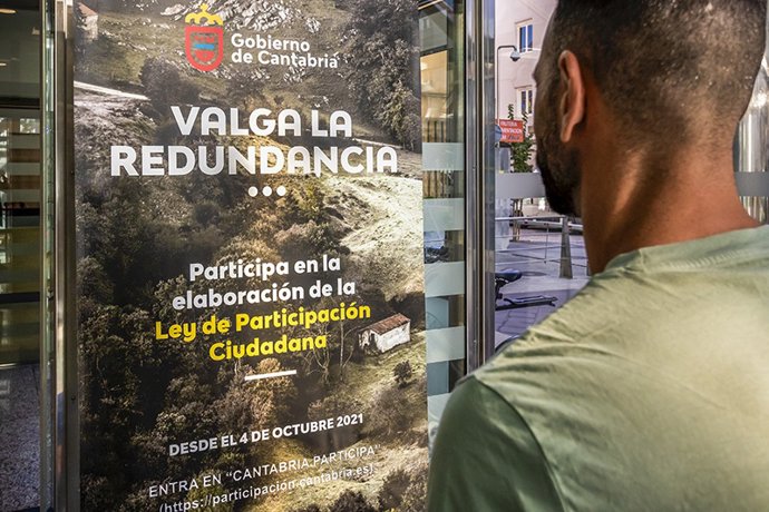 Archivo - Ley con el porceso de participación en la Ley de Participación Ciudadana de Cantabria