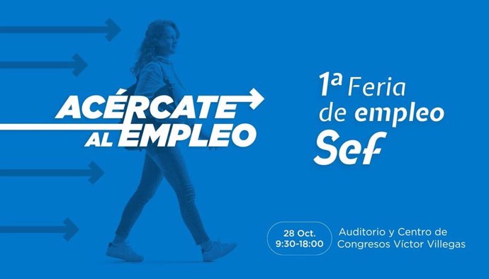 Imagen de la primera Feria de Empleo organizada por el SEF