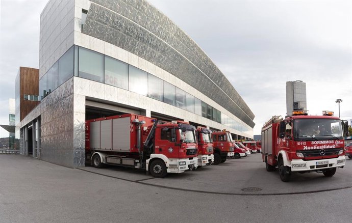 Archivo - Imagen del Parque de Bomberos de Bilbao.