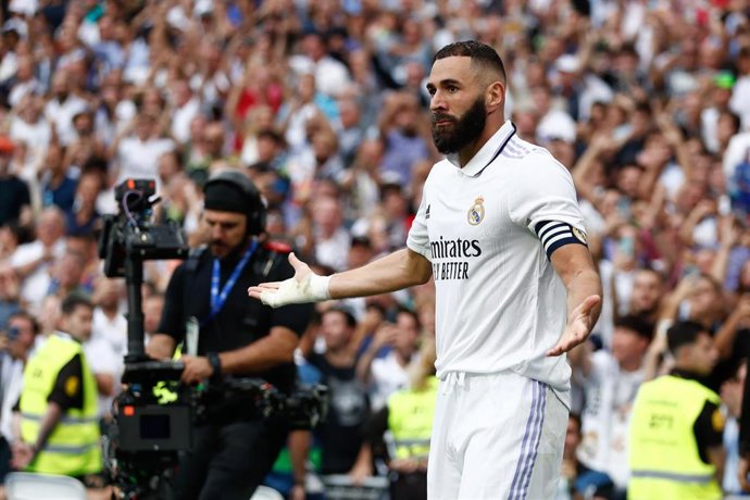 Karim Benzema con el Real Madrid