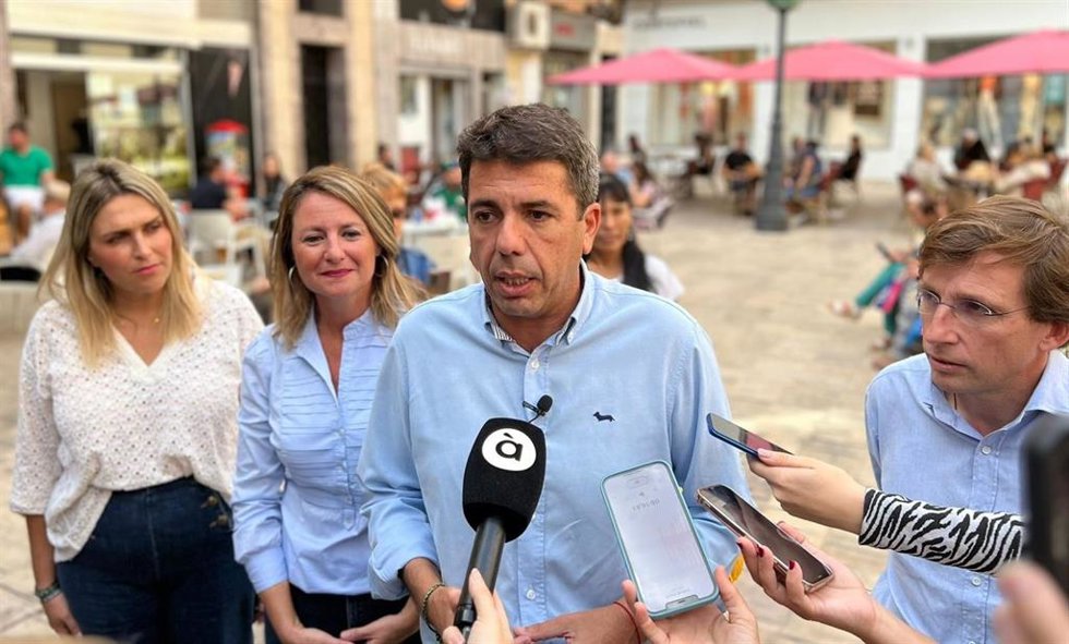 El presidente del PPCV, Carlos Mazón