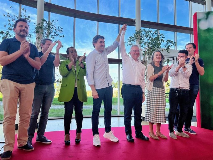 Presentación de José Ignacio Asensio como cabeza de lista del PSE-EE en Gipuzkoa para las elecciones forales de mayo.