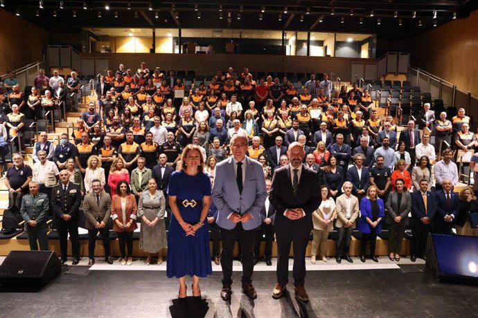 Acto homenaje de la Diputación de Málaga por el 25 aniversario del Servicio de Protección Civil
