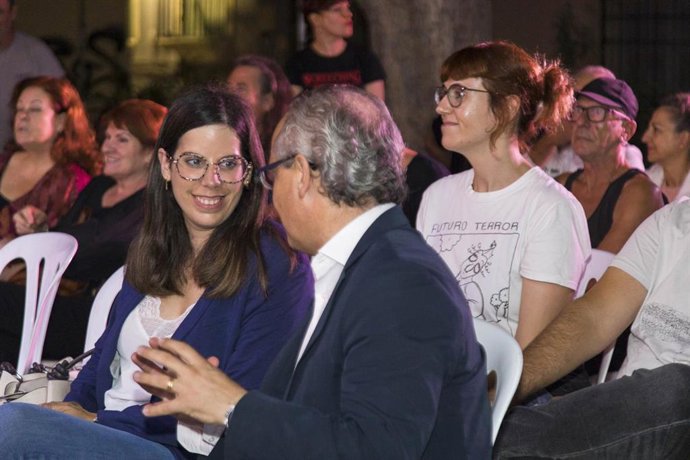 La diputada provincial de Cultura y Cine, Almudena Morales, en las 'Tardes del IEA'.