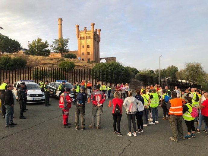 Puesto de mando para la búsqueda del desaparecido en Villanueva del Río y Minas