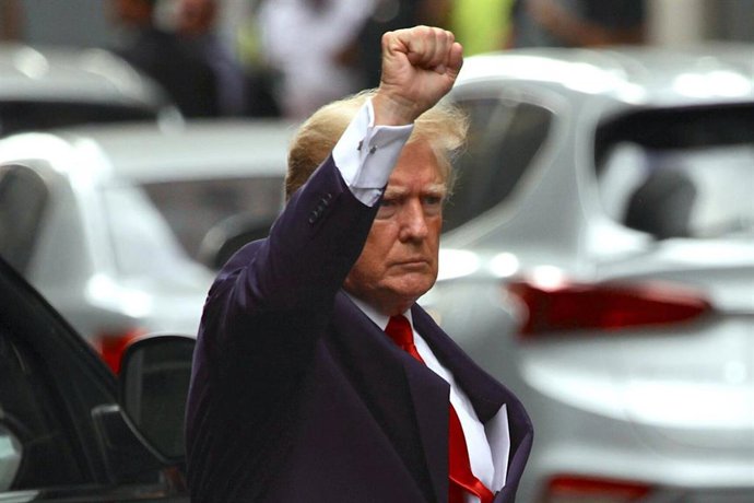 Archivo - El expresidente estadounidense Donald Trump