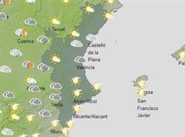 Predicción meteorológicqa para este domingo 23 de octubre