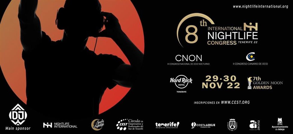 Cartel del VIII Congreso Internacional de Ocio Nocturno